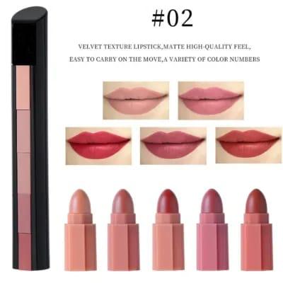 Matte Finish Nude Edition Lipstick pack of 10